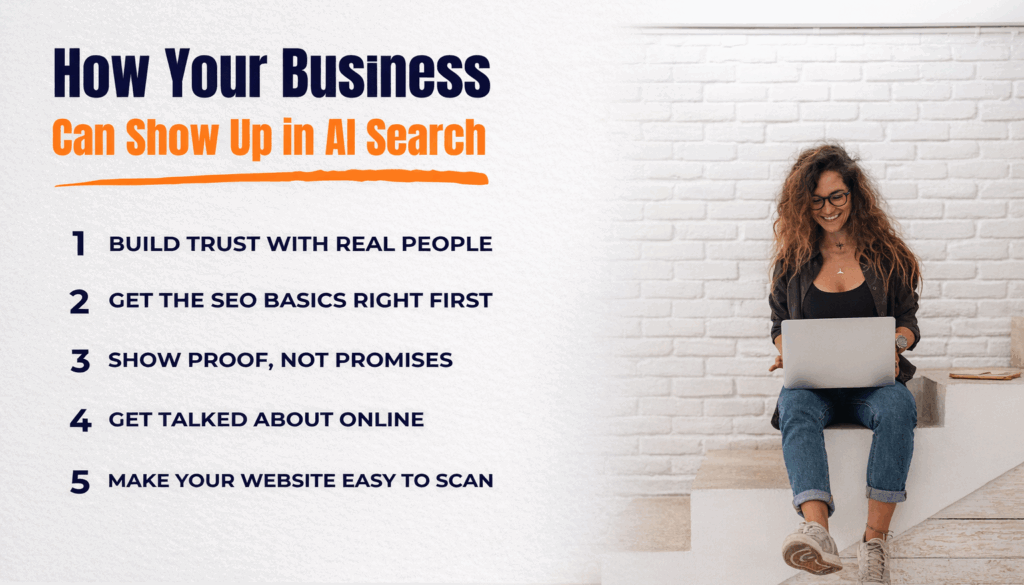 Be the Brand AI Recommends: AI Search Tips for Growing Businesses